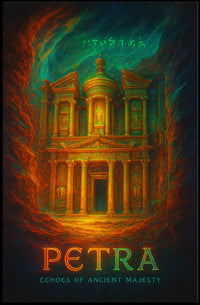 Petra Echoes of Ancient Majesty Poster