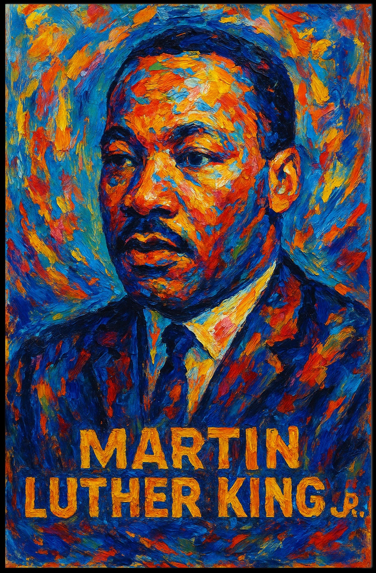 Martin Luther King Jr. Vibrant Legacy Poster