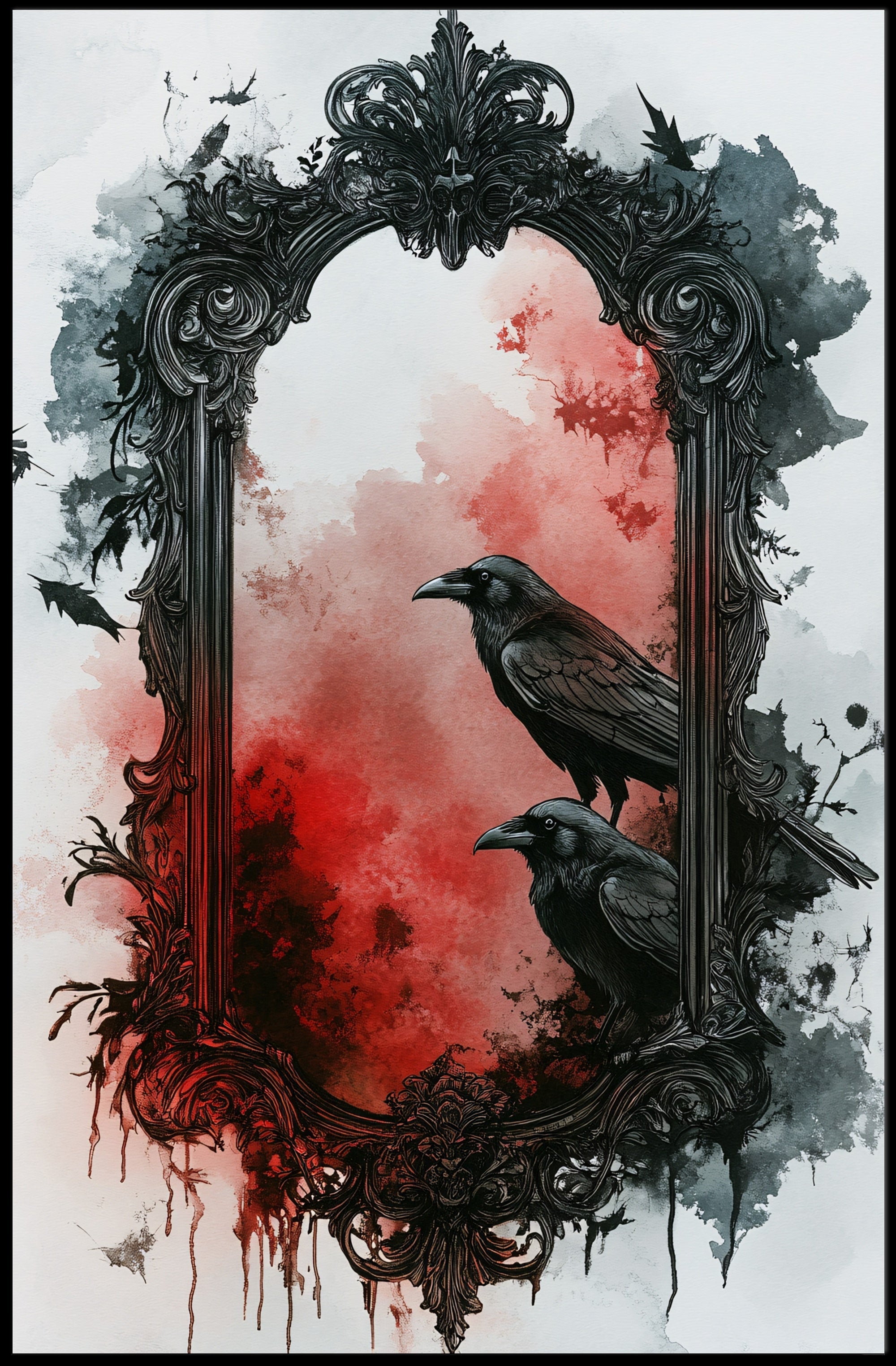 Gothic Reflections Poster