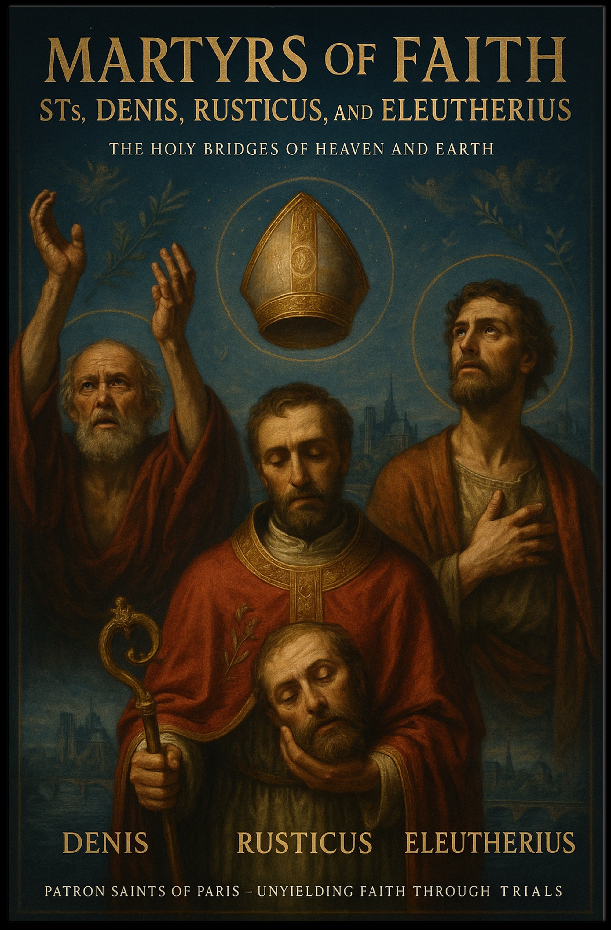 Martyrs of Faith Religious Heritage Poster PosterGoat