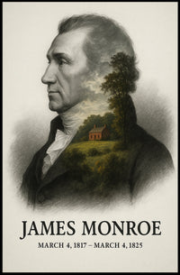James Monroe 5th President of the United States Reflections Poster