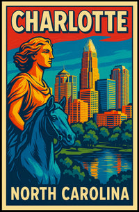 Charlotte, North Carolina Poster