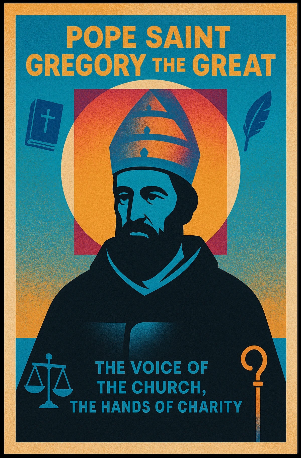 Pope Saint Gregory The Great Poster