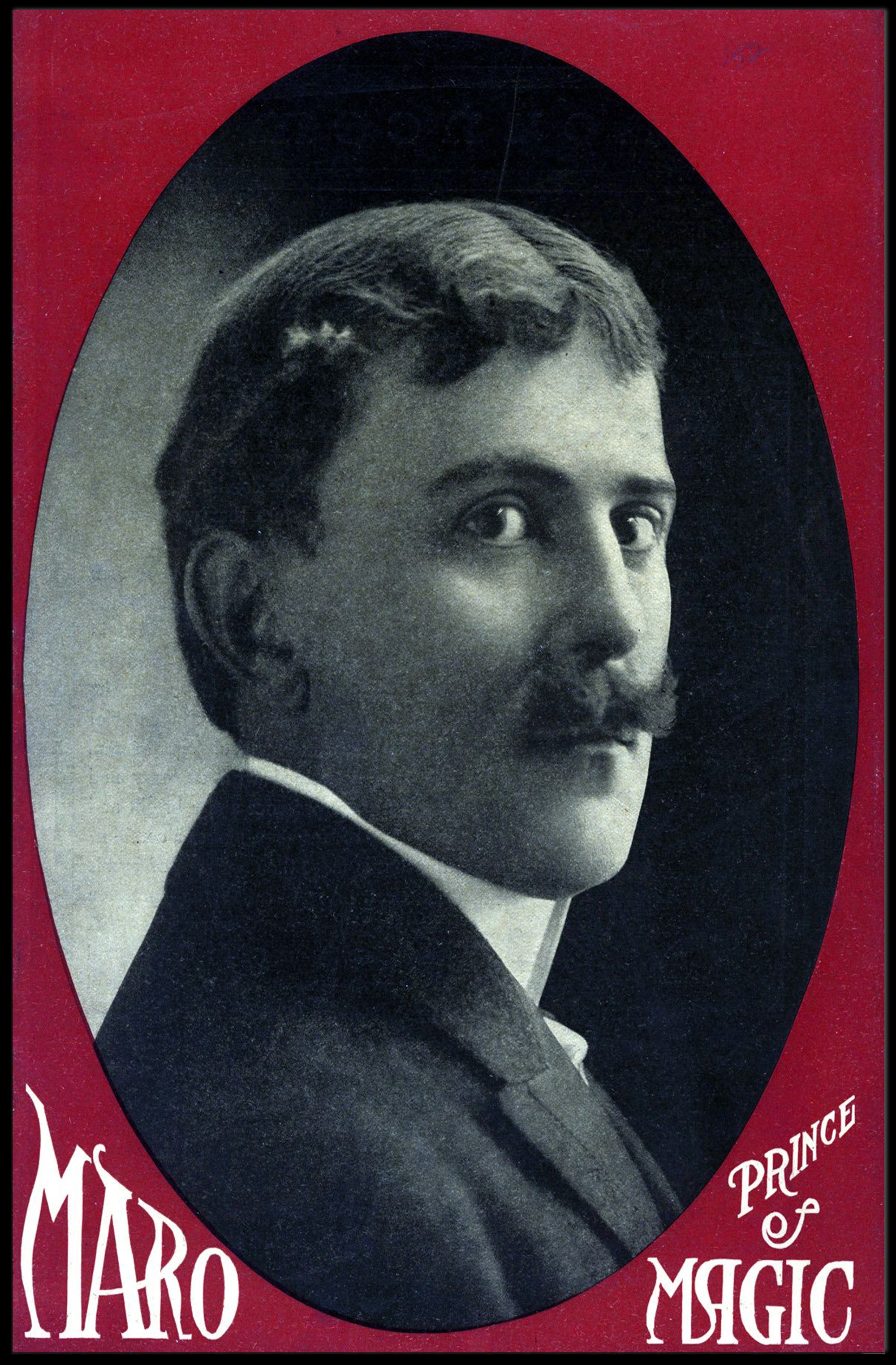 Maro Magic Vintage Entertainer Historical or Presidential Poster