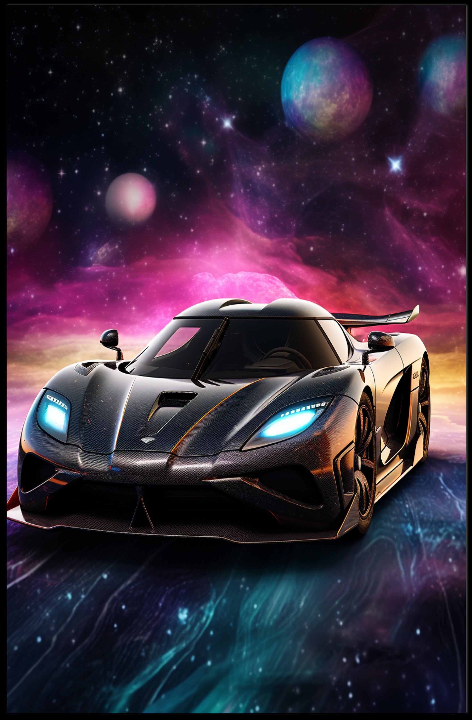 Cosmic Speed Poster PosterGoat