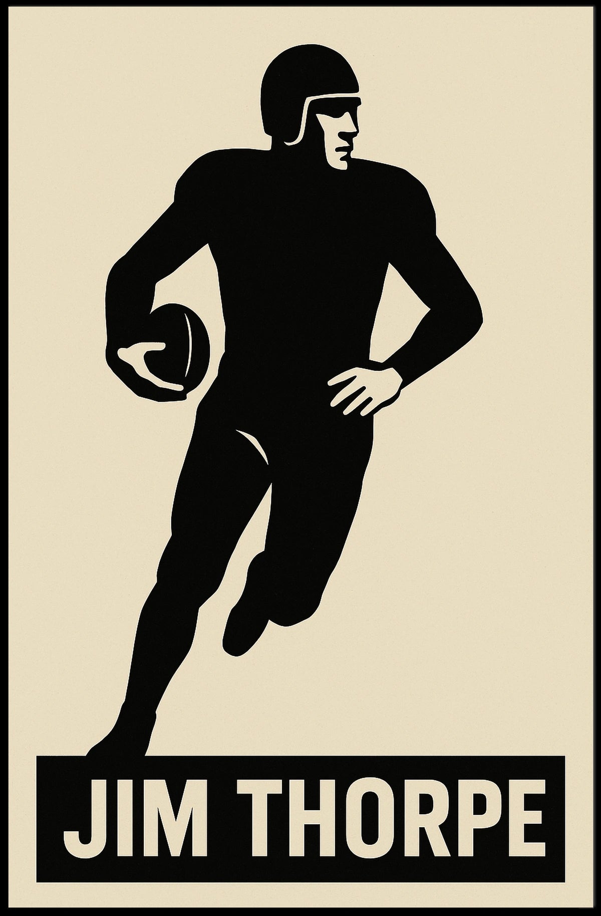 Jim Thorpe Athletic Legend Poster