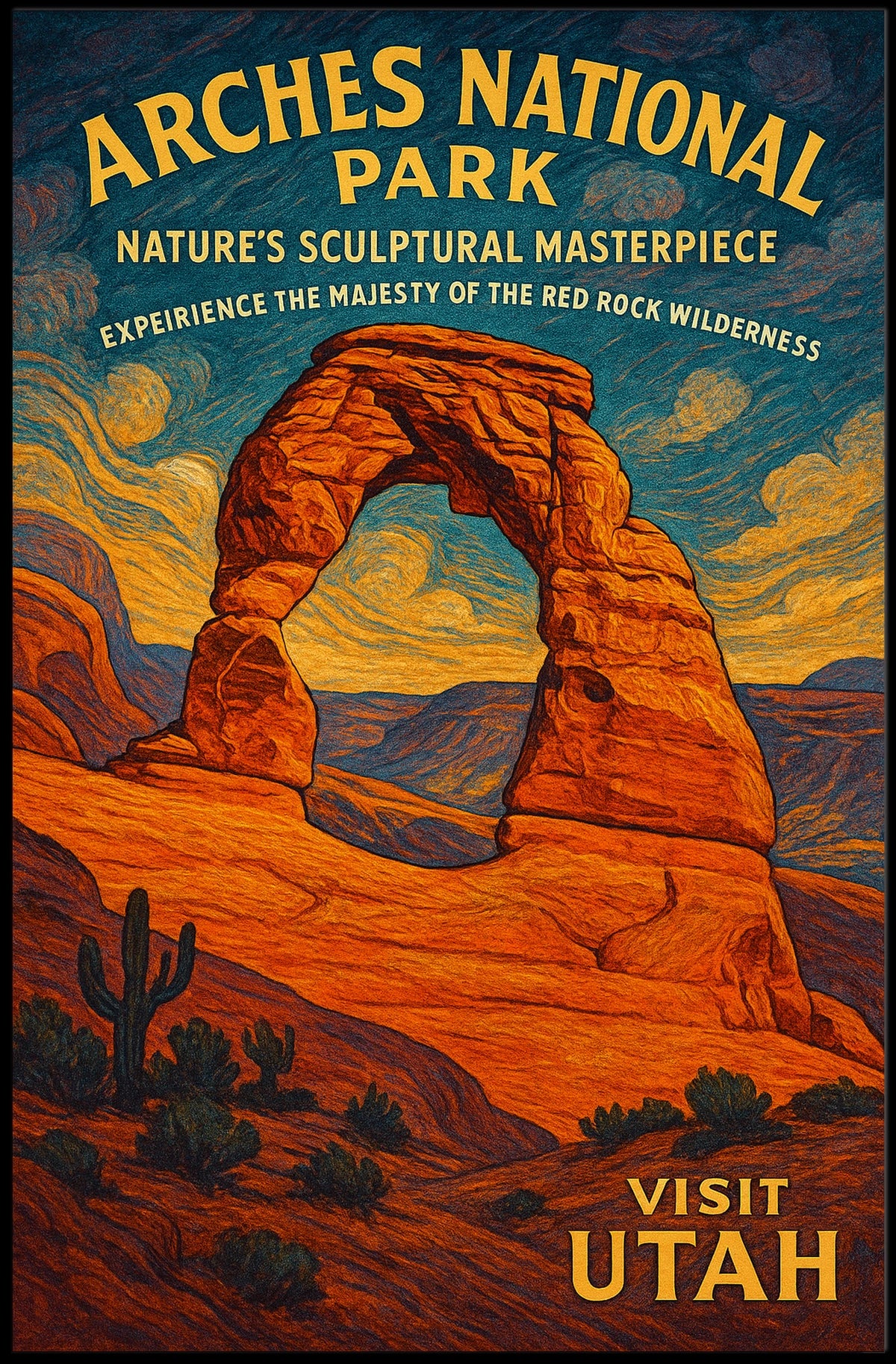 Arches National Park NatureS Poster