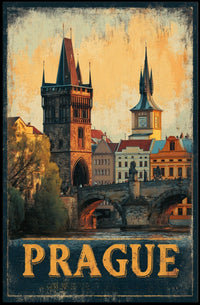 Prague A Timeless Cityscape Poster