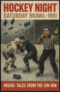Hockey Night Saturday Brawl 1961 Poster