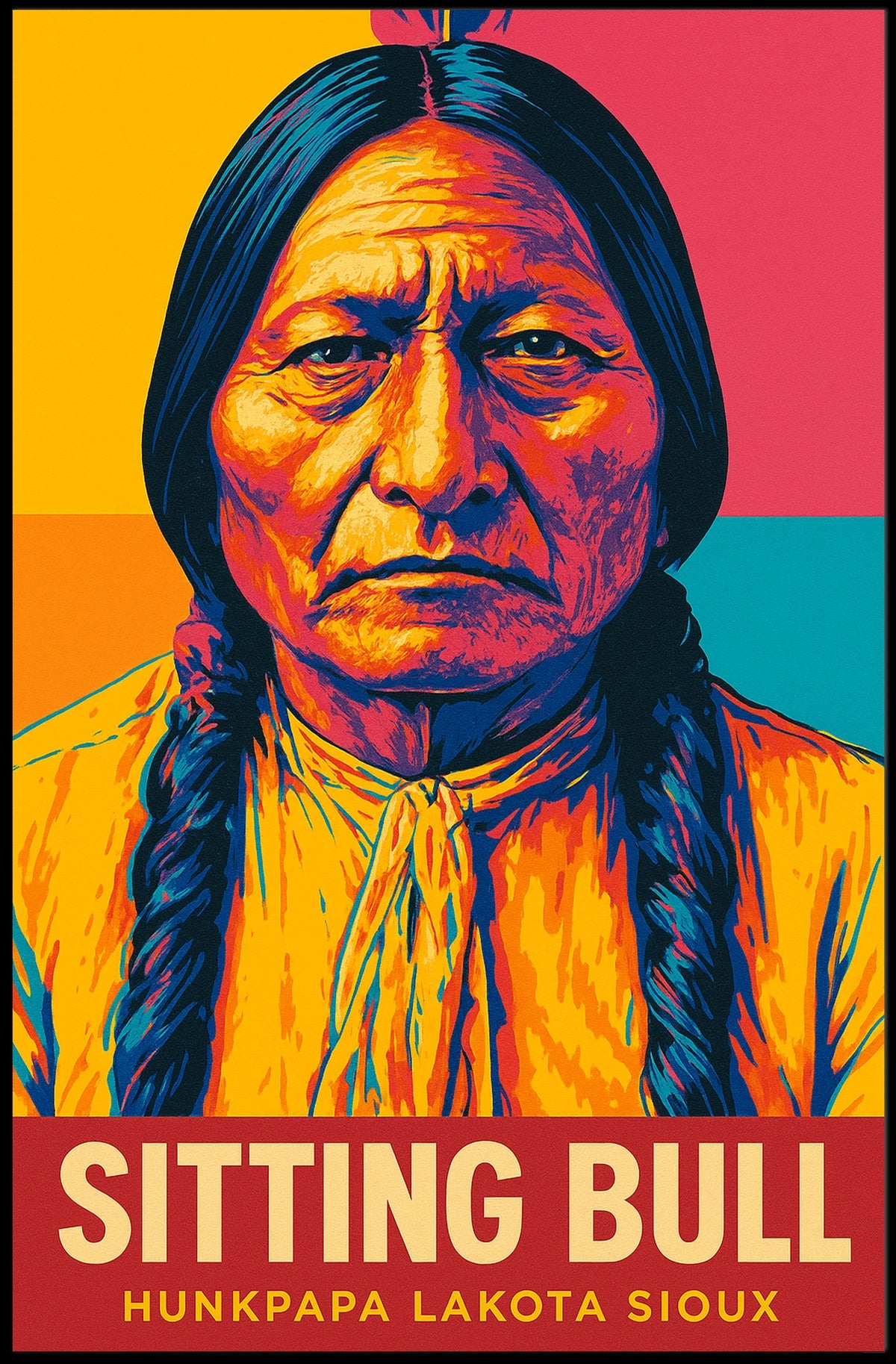 Sitting Bull Hunkpapa Lakota Sioux Poster