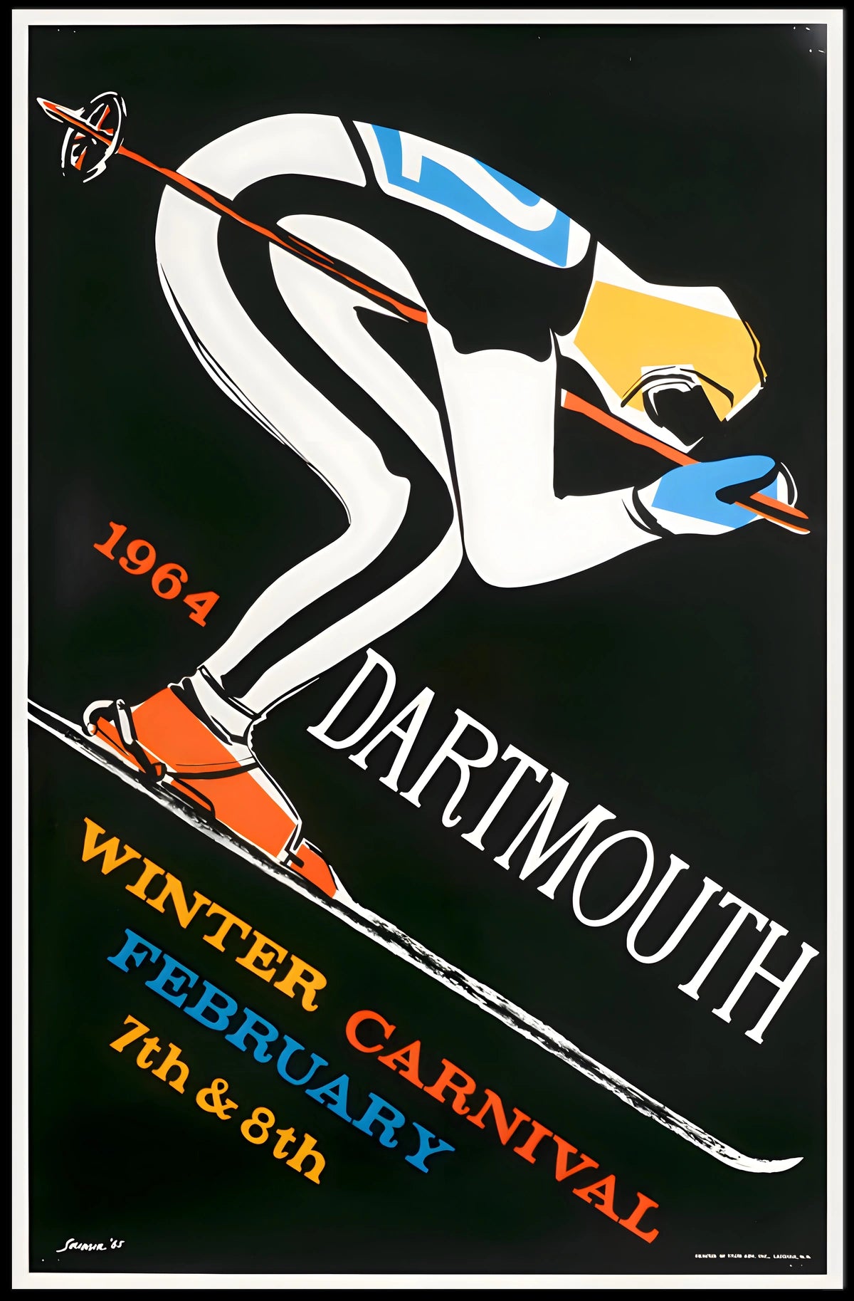 Dartmouth Winter Carnival 1964 Poster