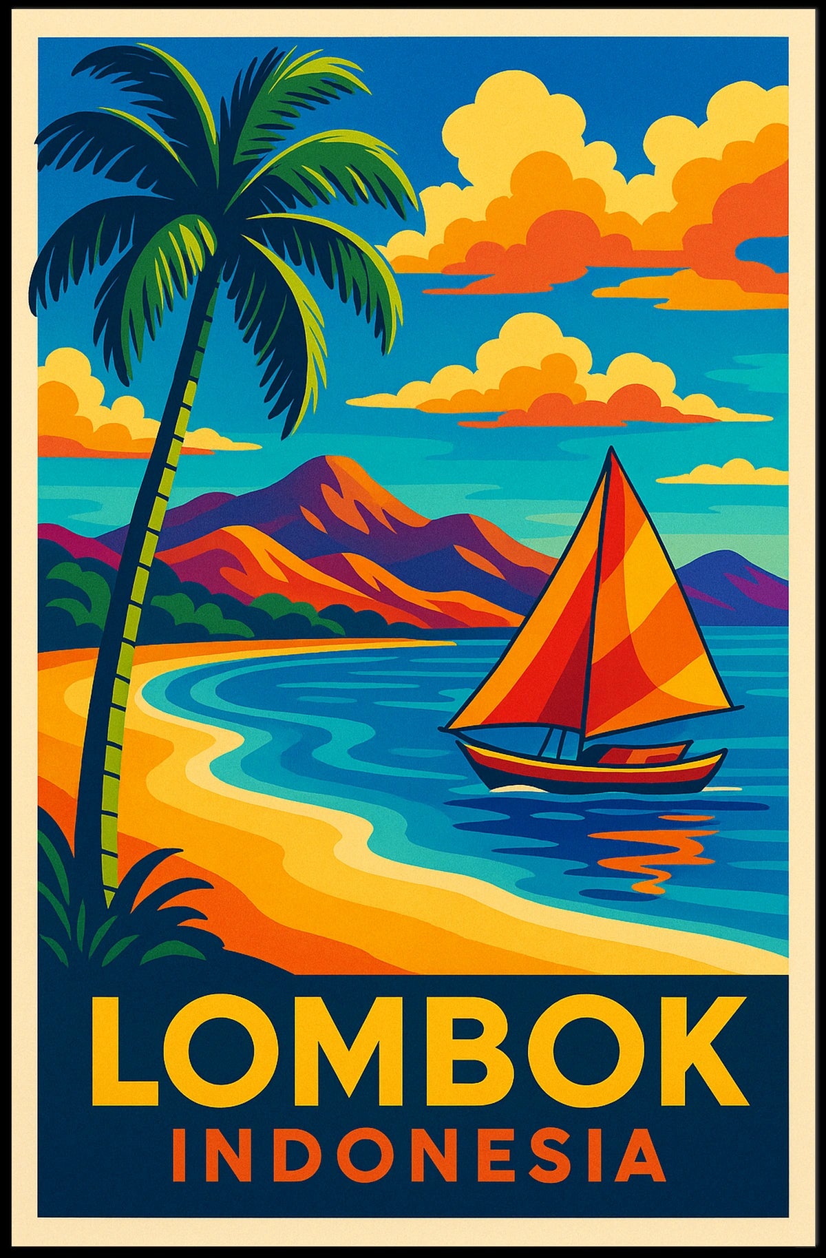 Lombok Indonesia Poster
