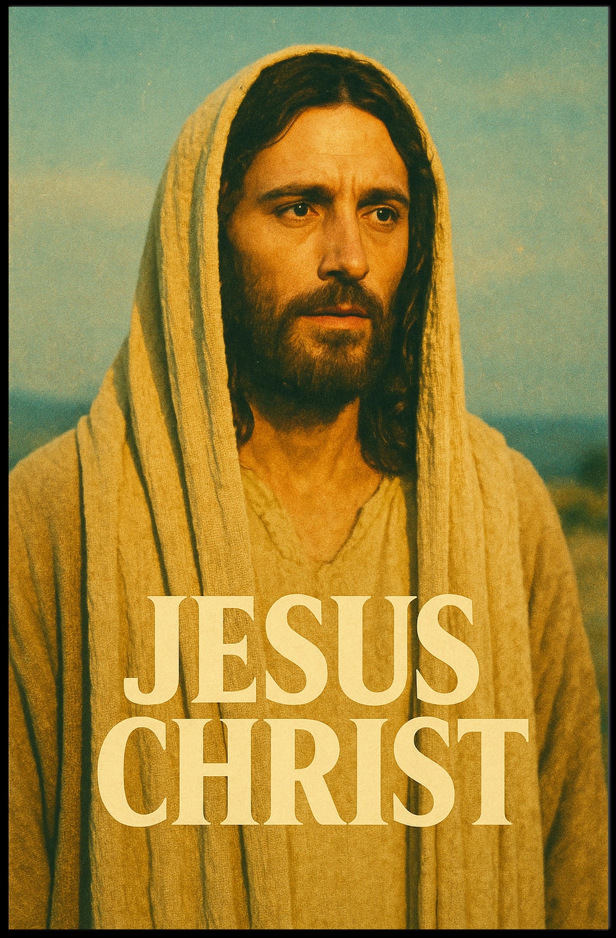 Jesus Christ Sacred Scenic Faith Poster