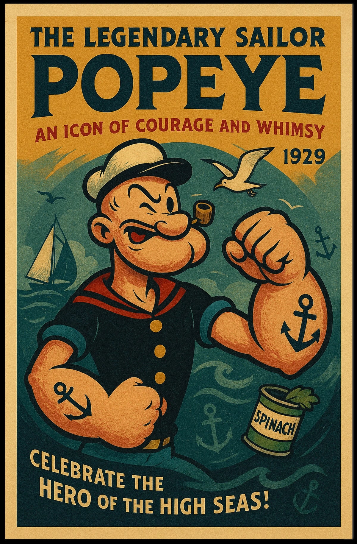 Popeye 1929 Art Poster POP-37