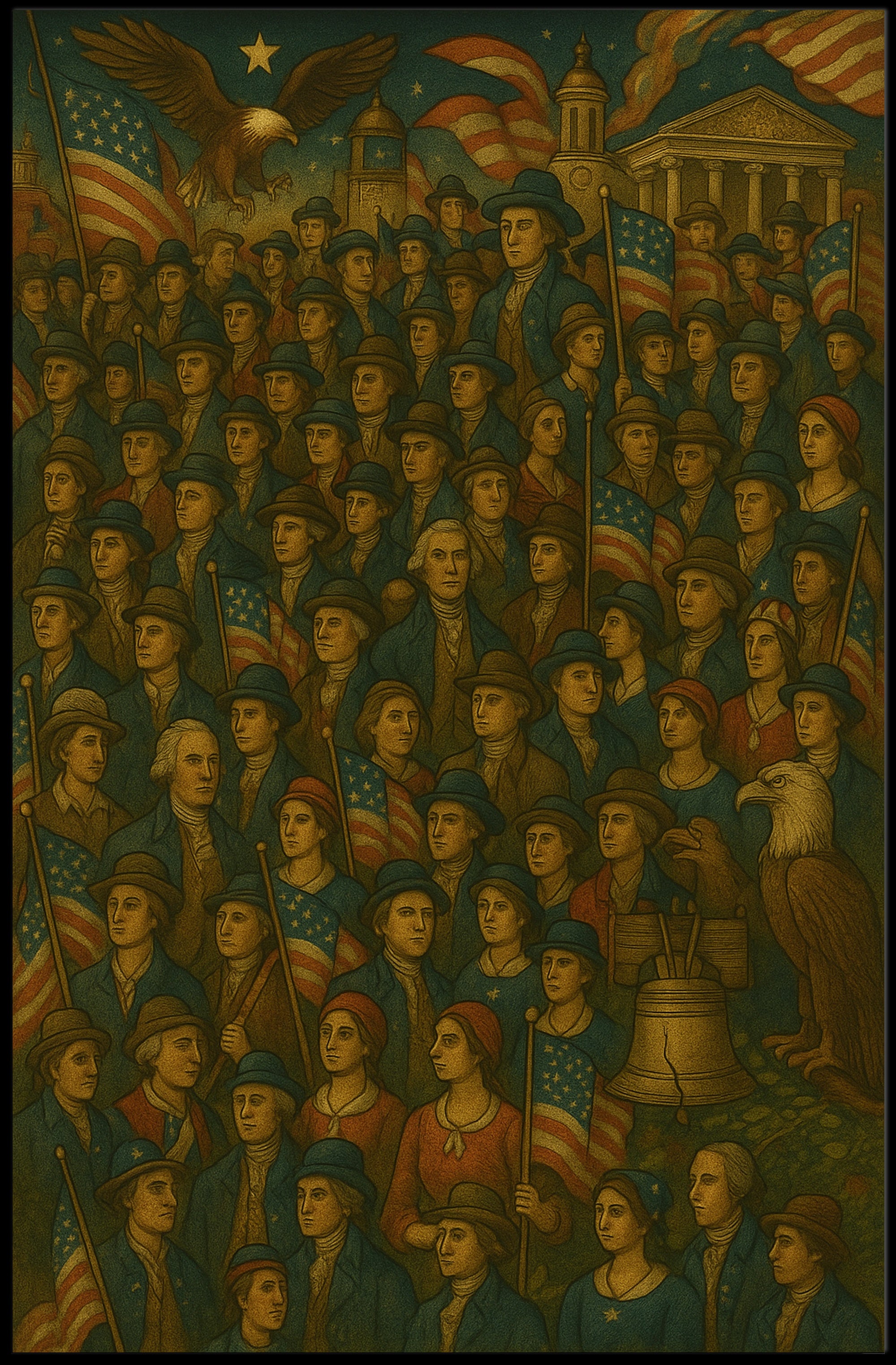 Patriotic Gathering Poster