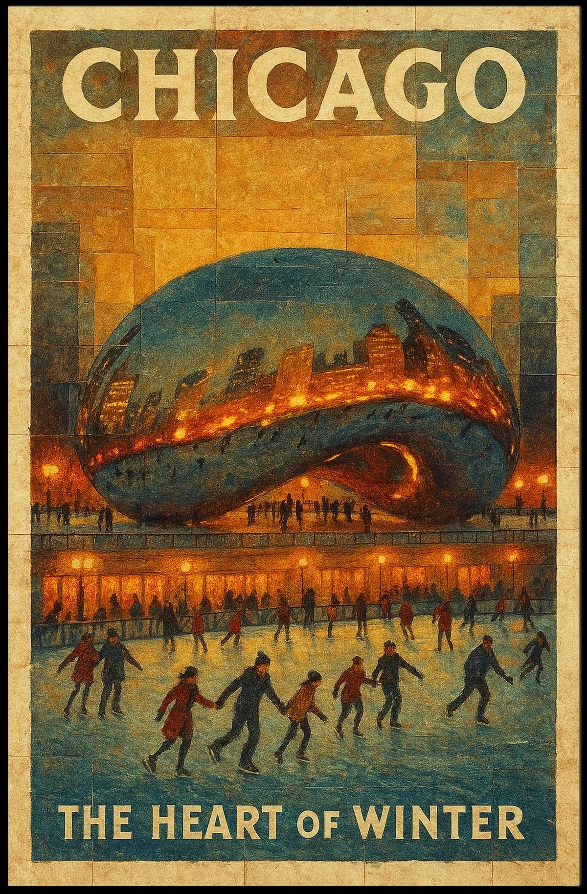 Chicago Heart Of Winter Poster