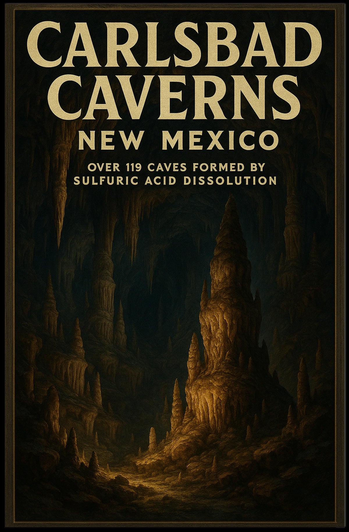 Carlsbad Caverns New Mexico Poster
