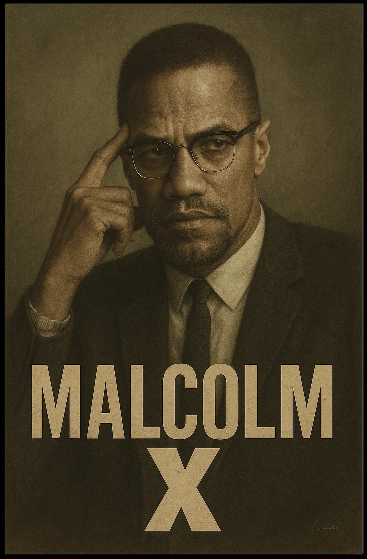 Malcolm X Poster