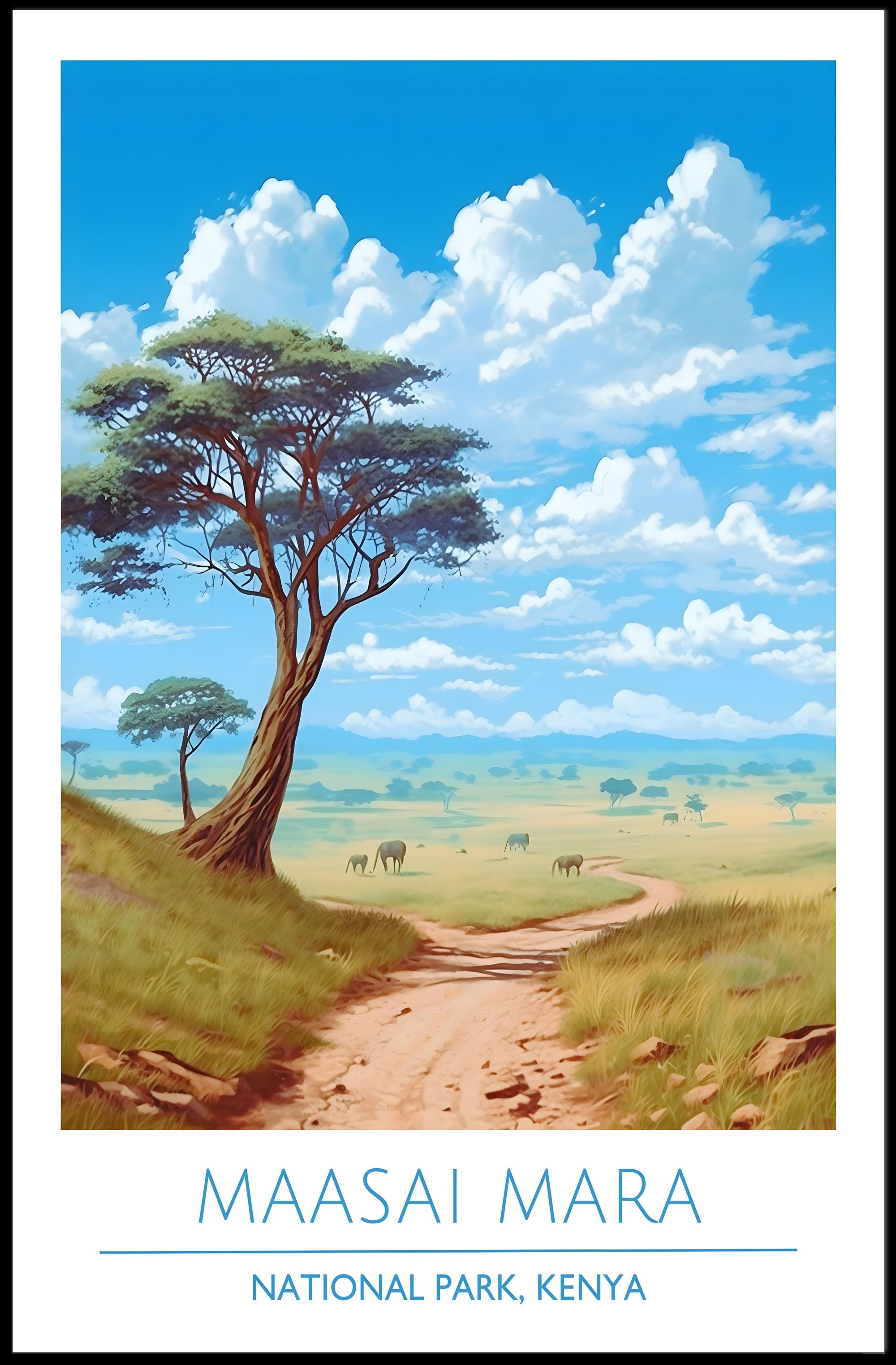 Maasai Mara National Park Poster