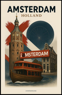 Amsterdam Underground Poster
