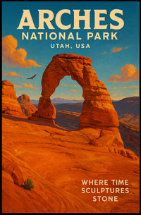 Arches National Park Poster Timeless Stone Sculpts Nature