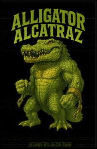 Alligator Alcatraz Poster PosterGoat