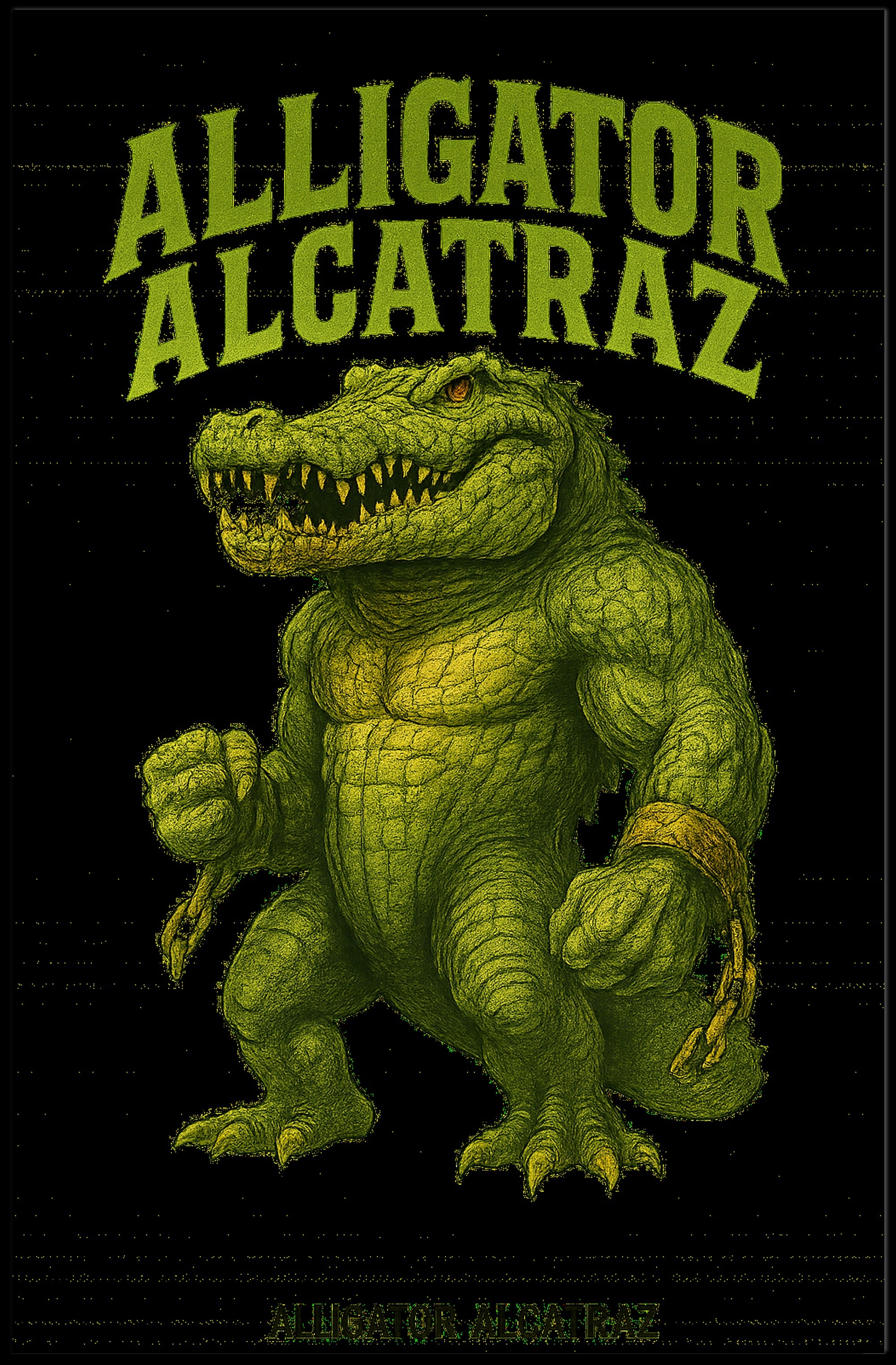 Alligator Alcatraz Poster PosterGoat