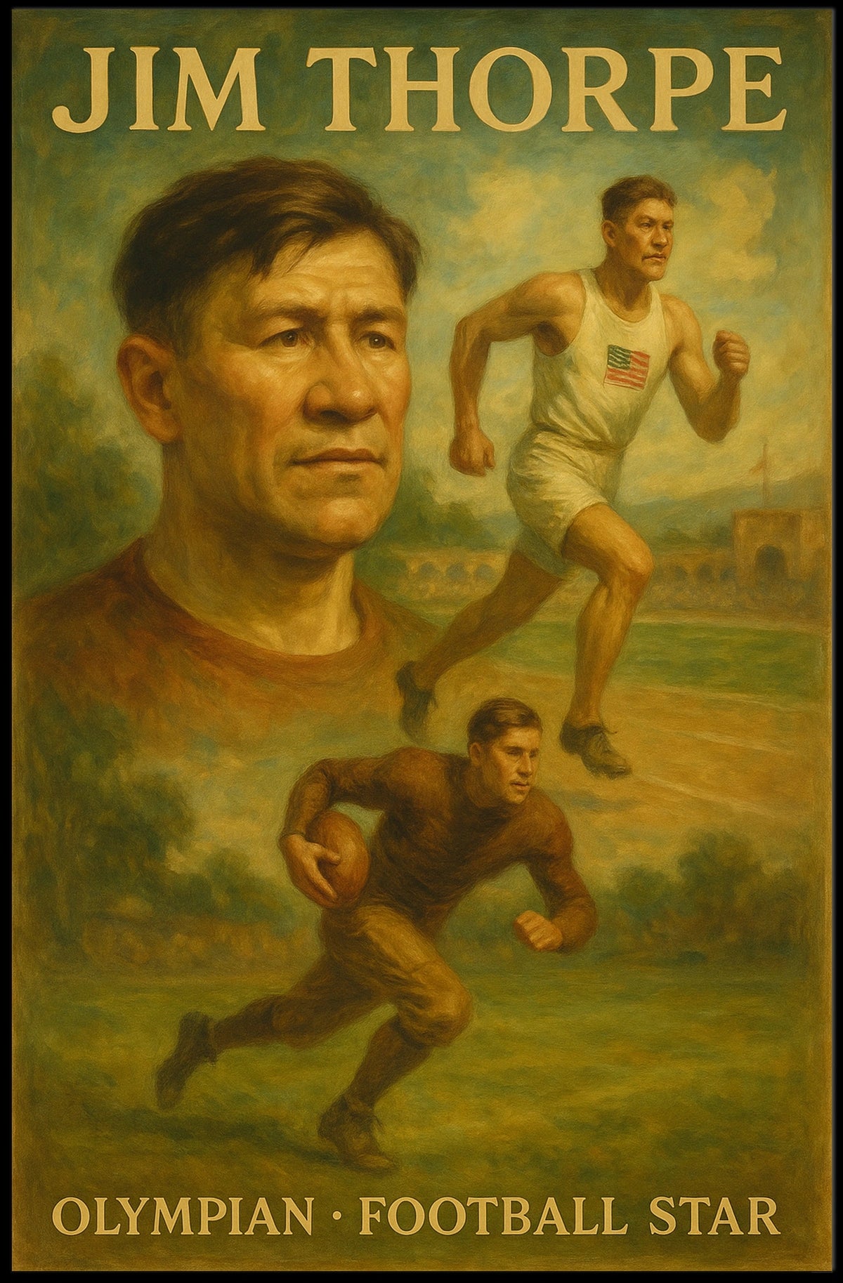 Celebrating a Legendary Athlete Poster