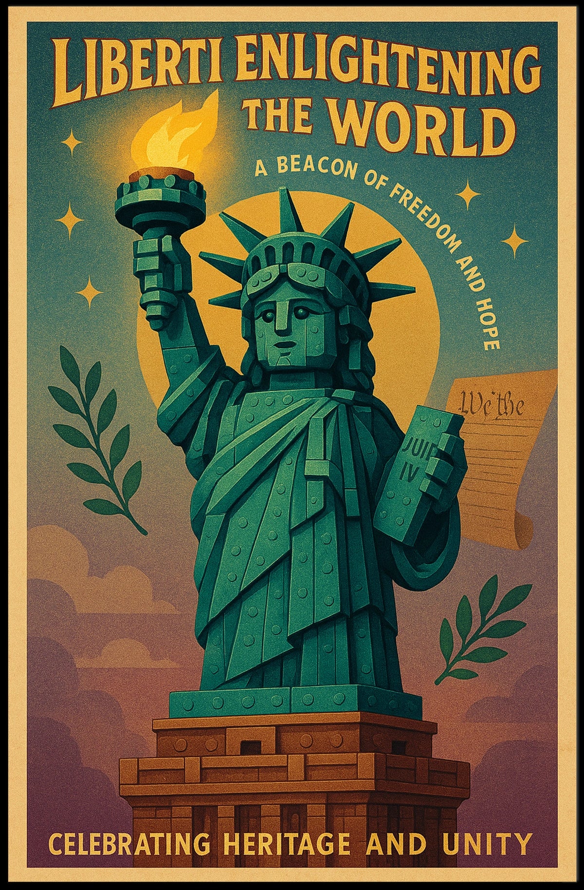 Liberty Enlightening the World Cultural or Heritage Poster