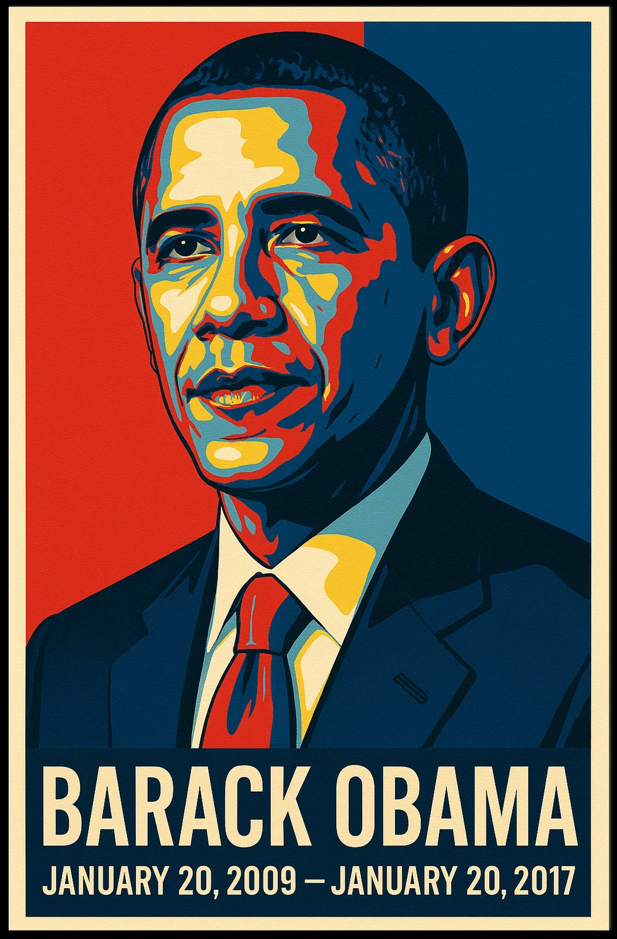 Barack Obama Presidential Term Poster