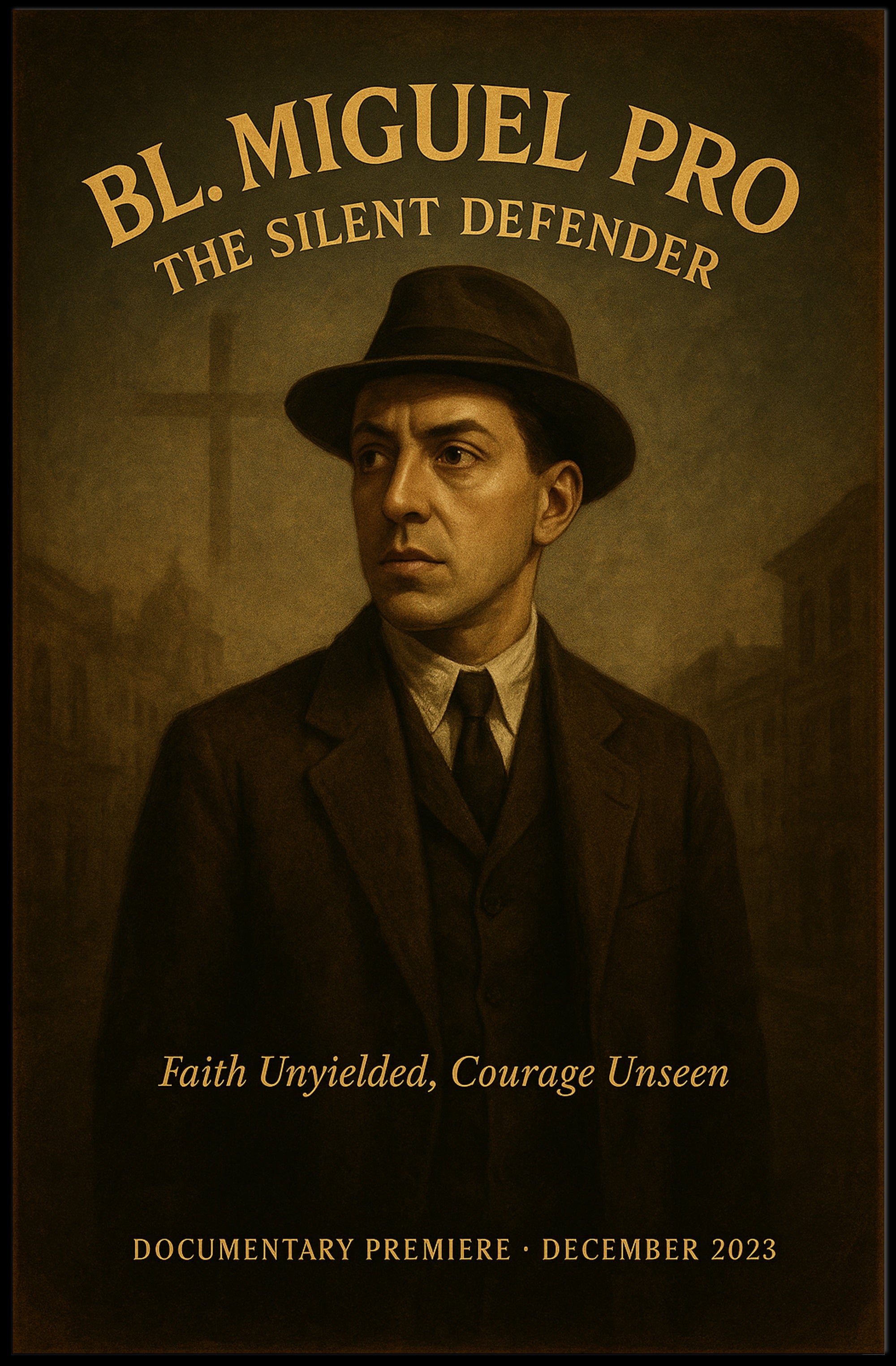 Blessed Miguel Pro Religious Poster Catholic Wall Art