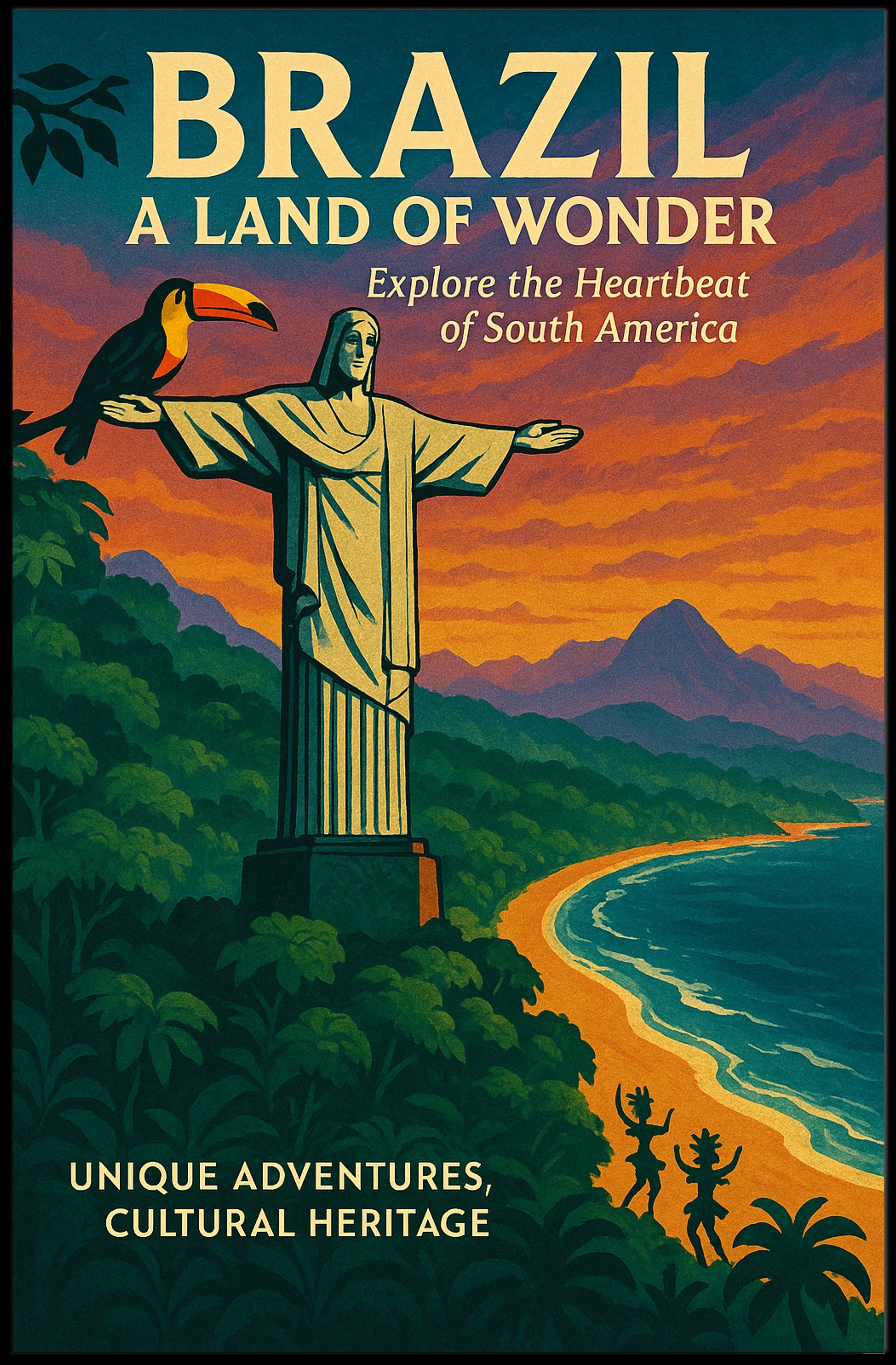 Brazil A Land Of Wonder Poster