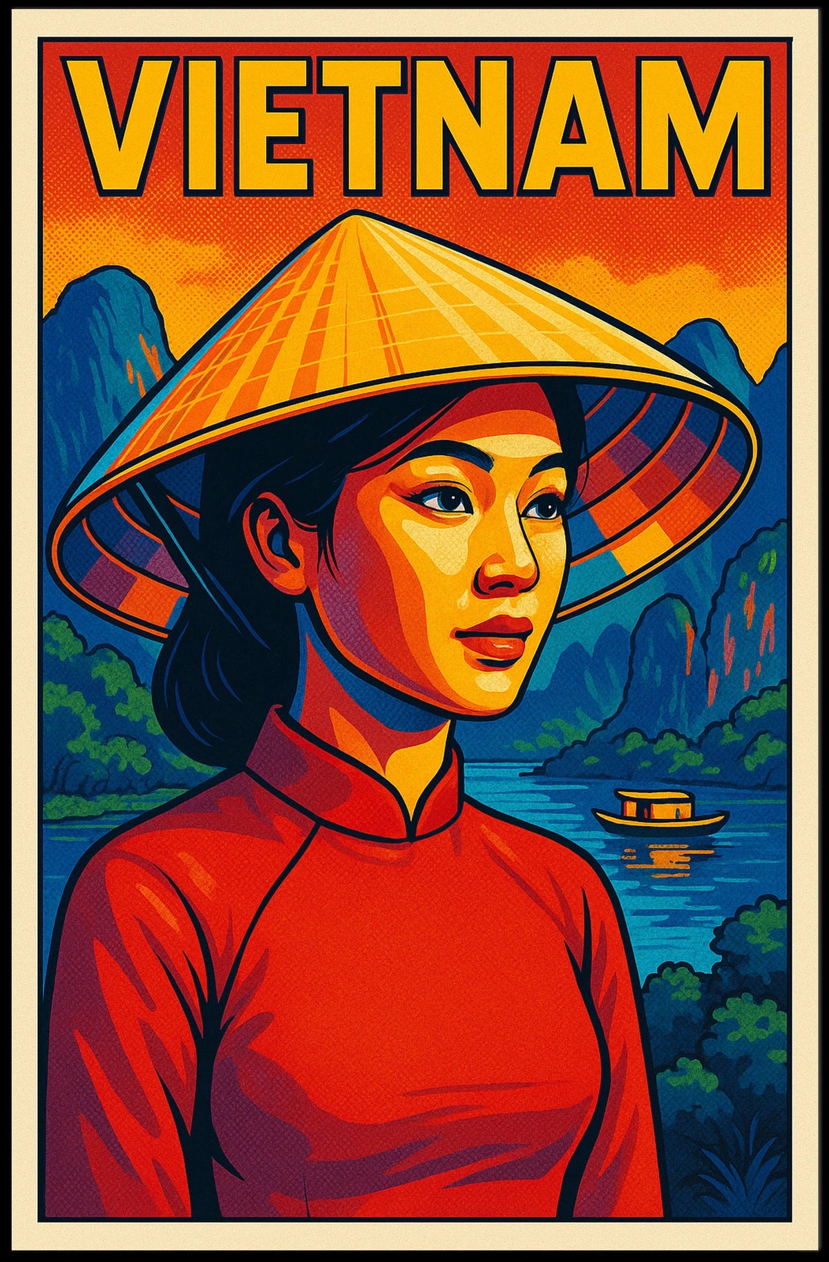 Vietnam Travel Poster