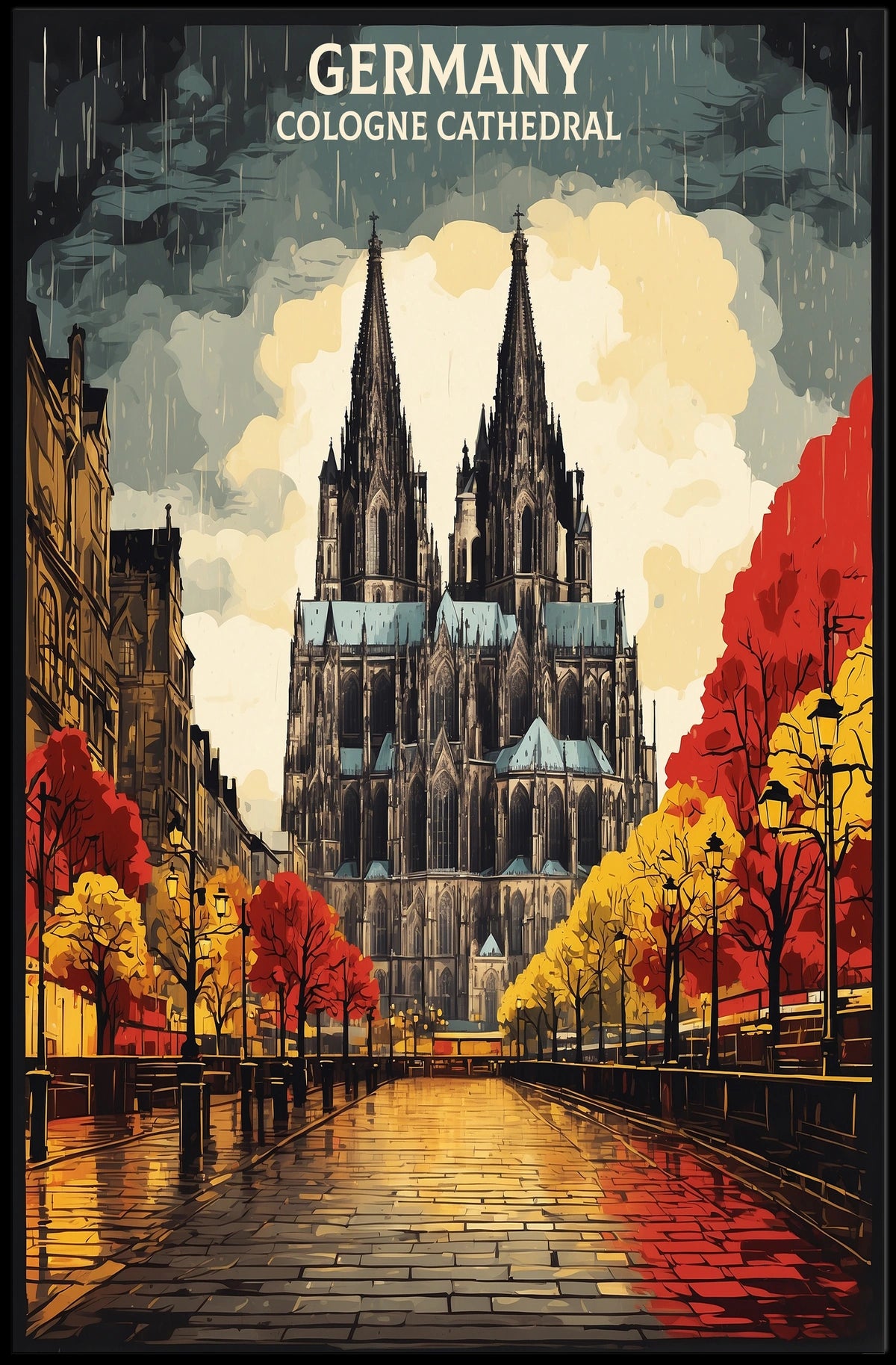 Cologne Cathedral in Germany Poster