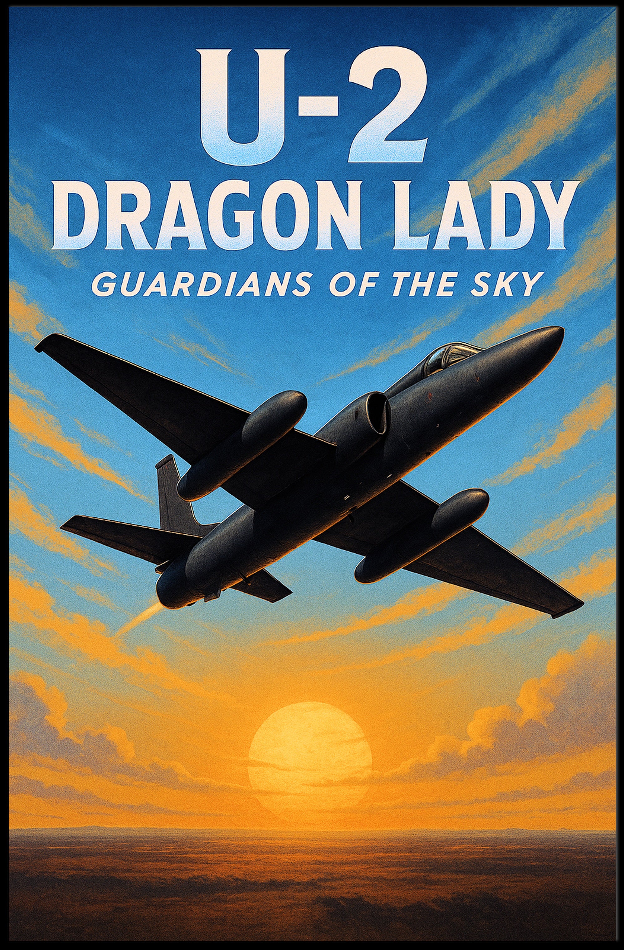 U-2 Dragon Lady Guardians of the Sky Poster
