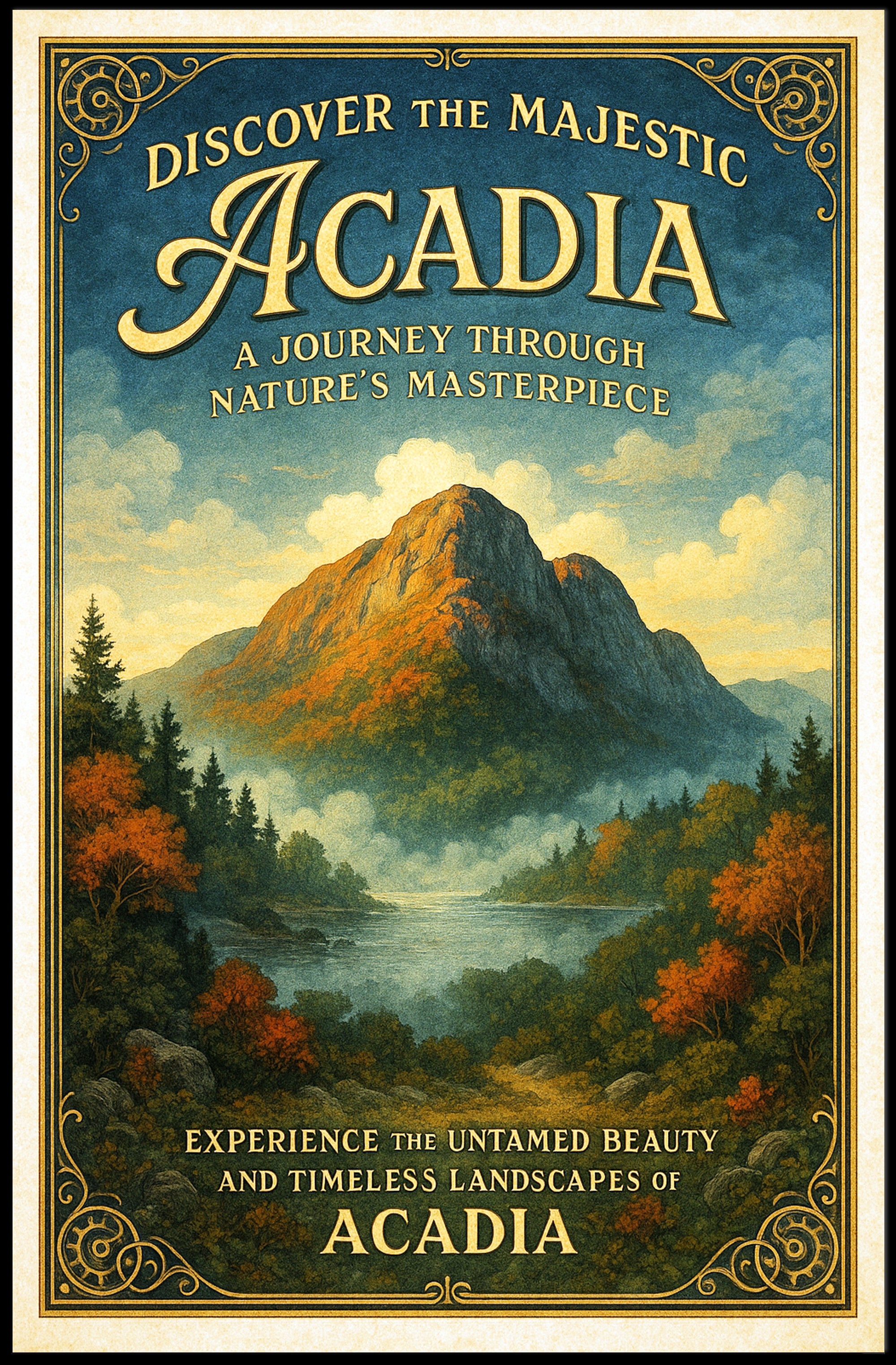 Discover the Majestic Acadia Poster PosterGoat