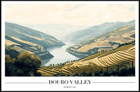 Douro Valley Portugal Scenic Travel Poster