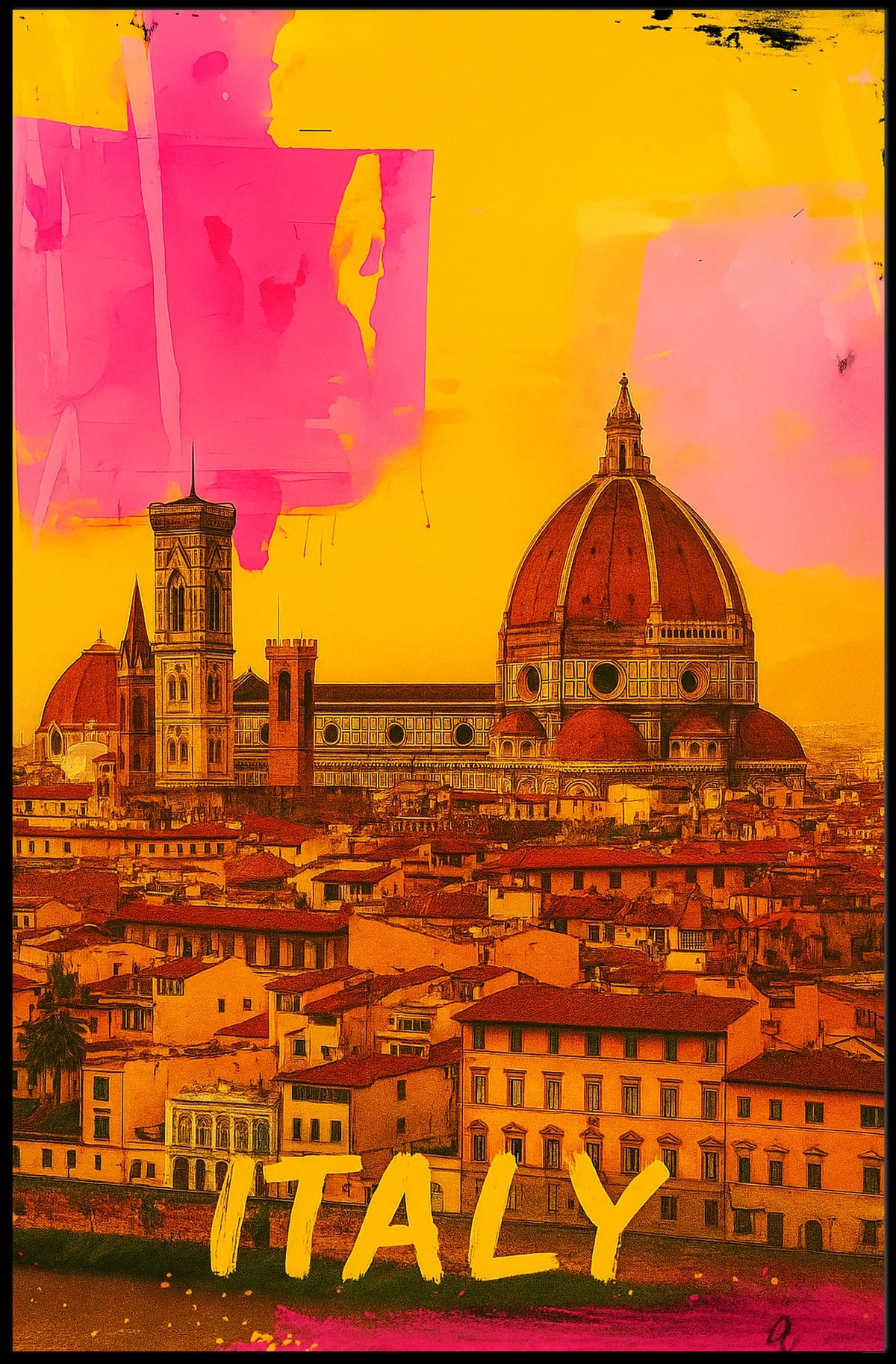 Vibrant Italy Poster