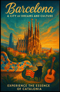 Barcelona A City of Dreams and Culture Poster