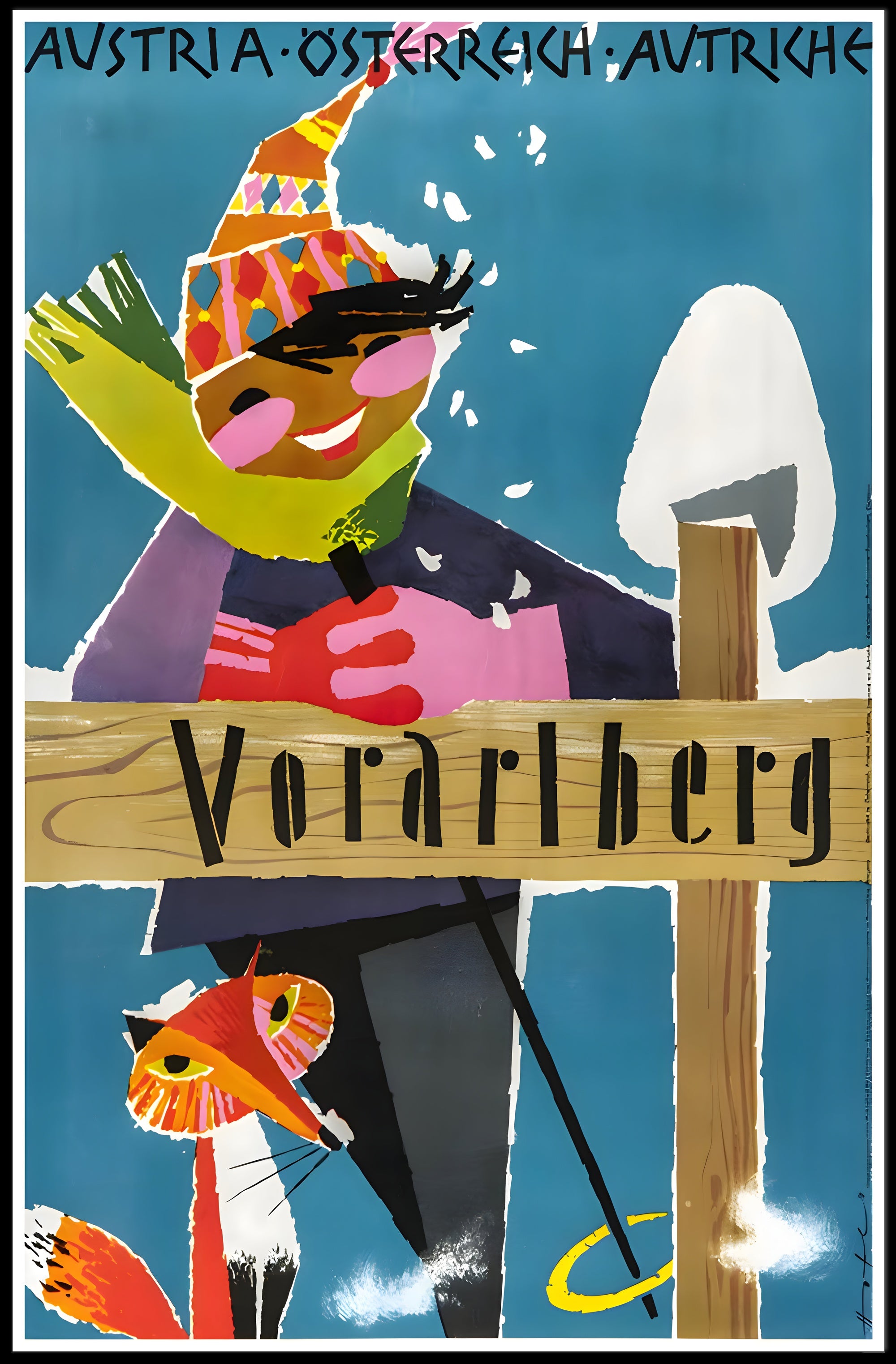 Winter Wonderland Adventure in Austria Travel Poster PosterGoat