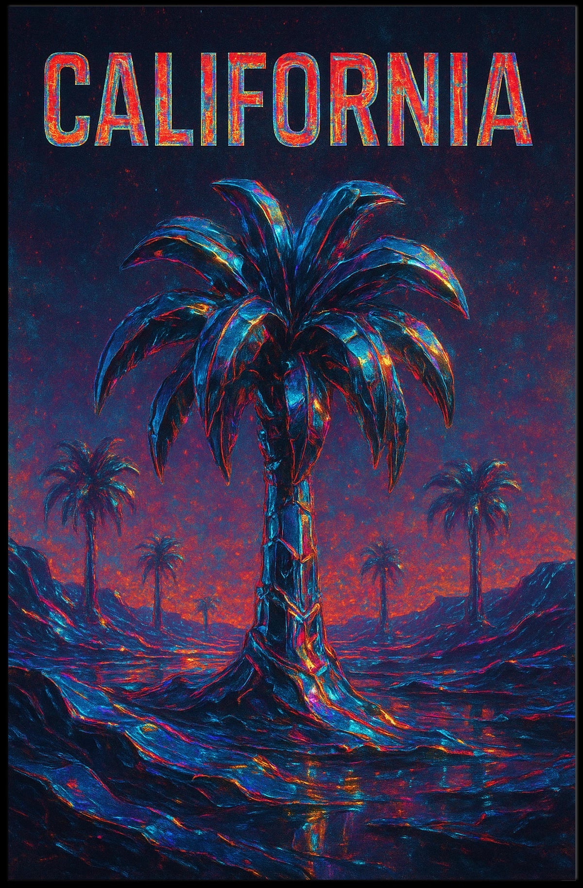 California Dreamscape Poster