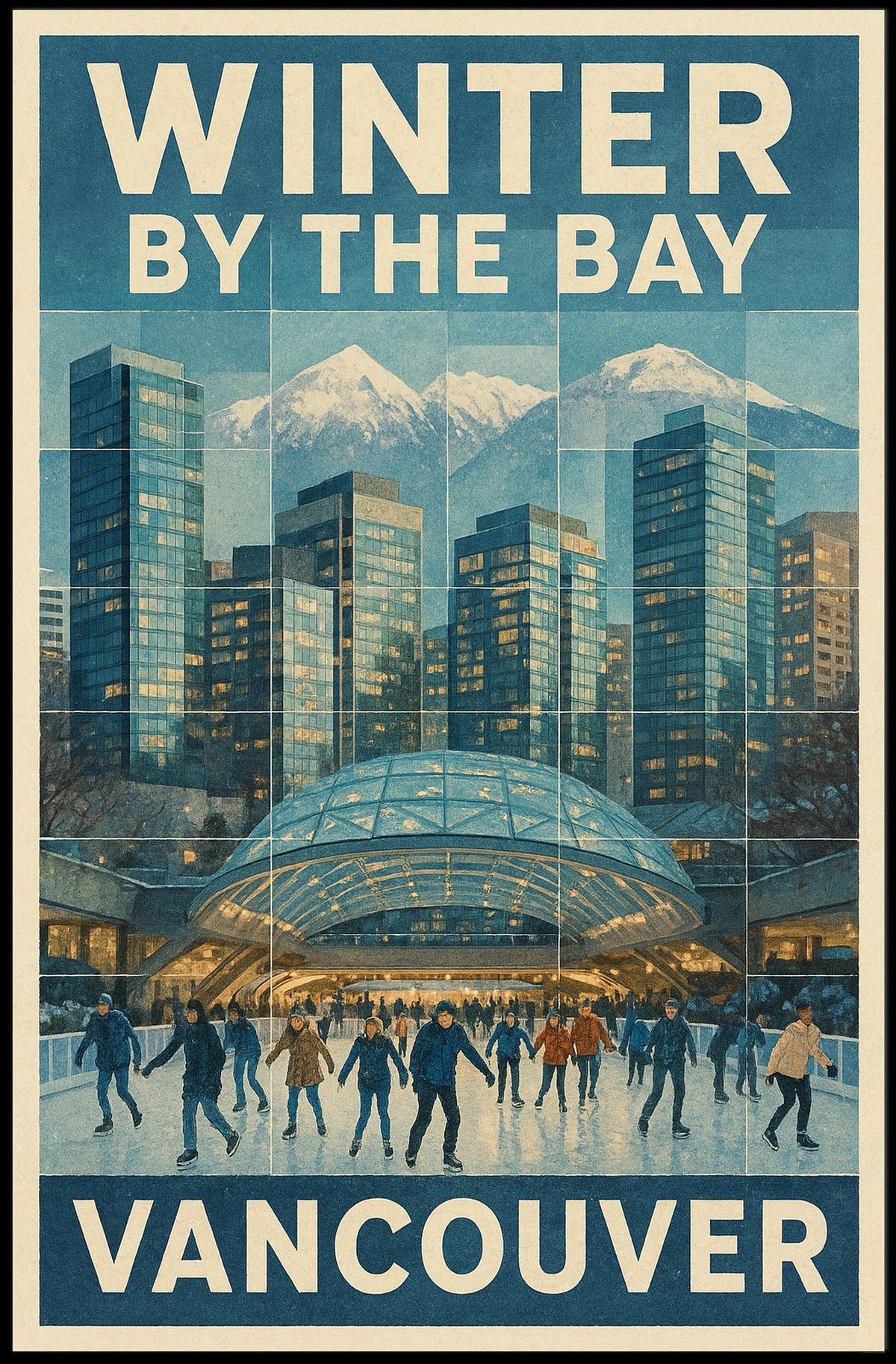 Winter By The Bay Vancouver Poster
