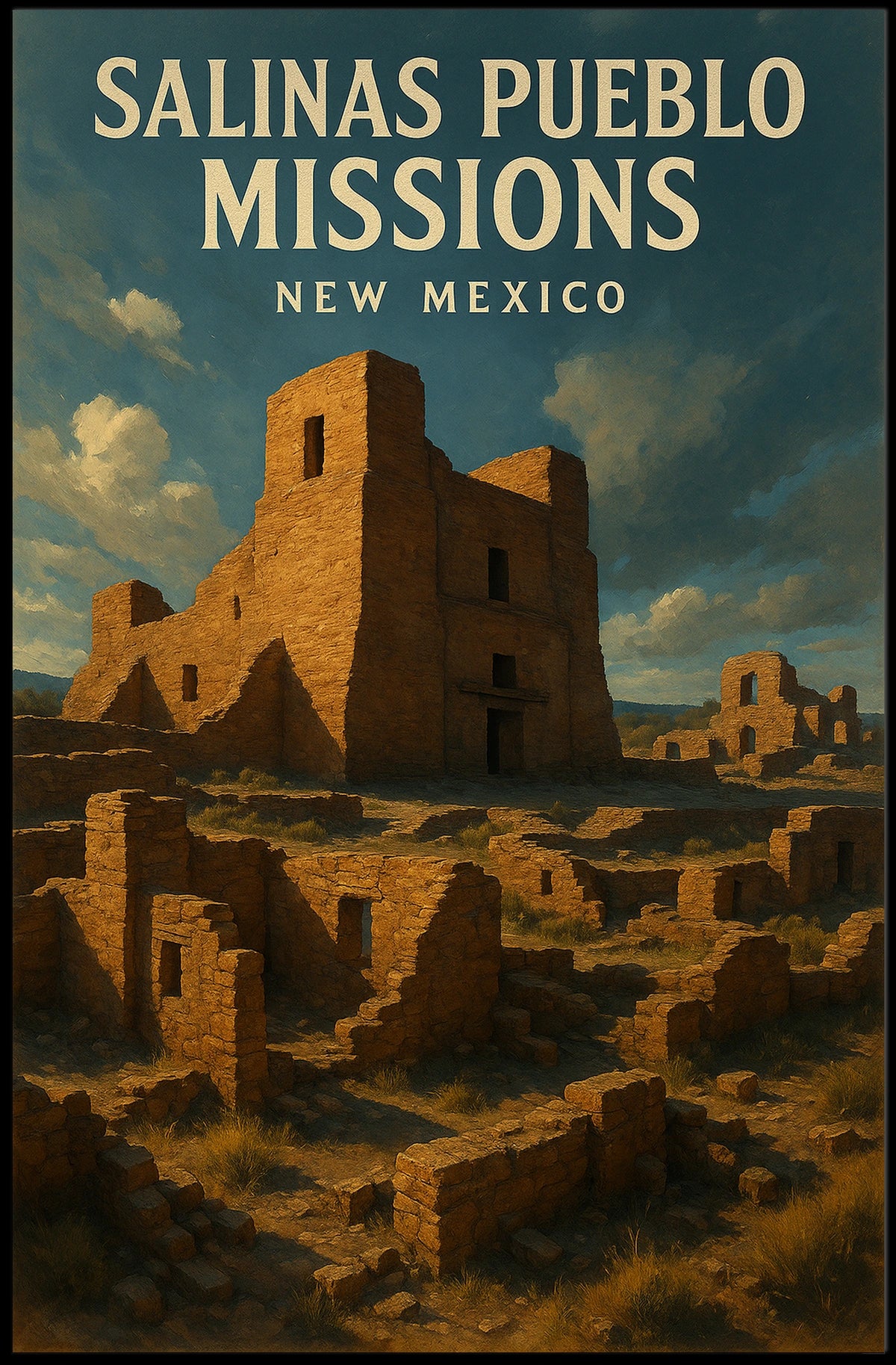 Salinas Pueblo Missions New Mexico Poster