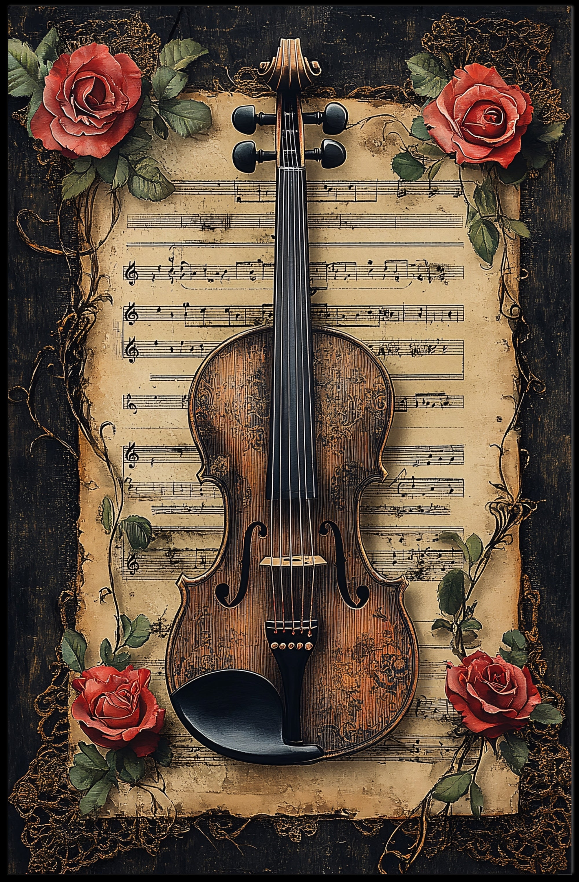 Melodic Elegance Poster