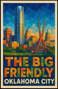 The Big Friendly Oklahoma City Poster