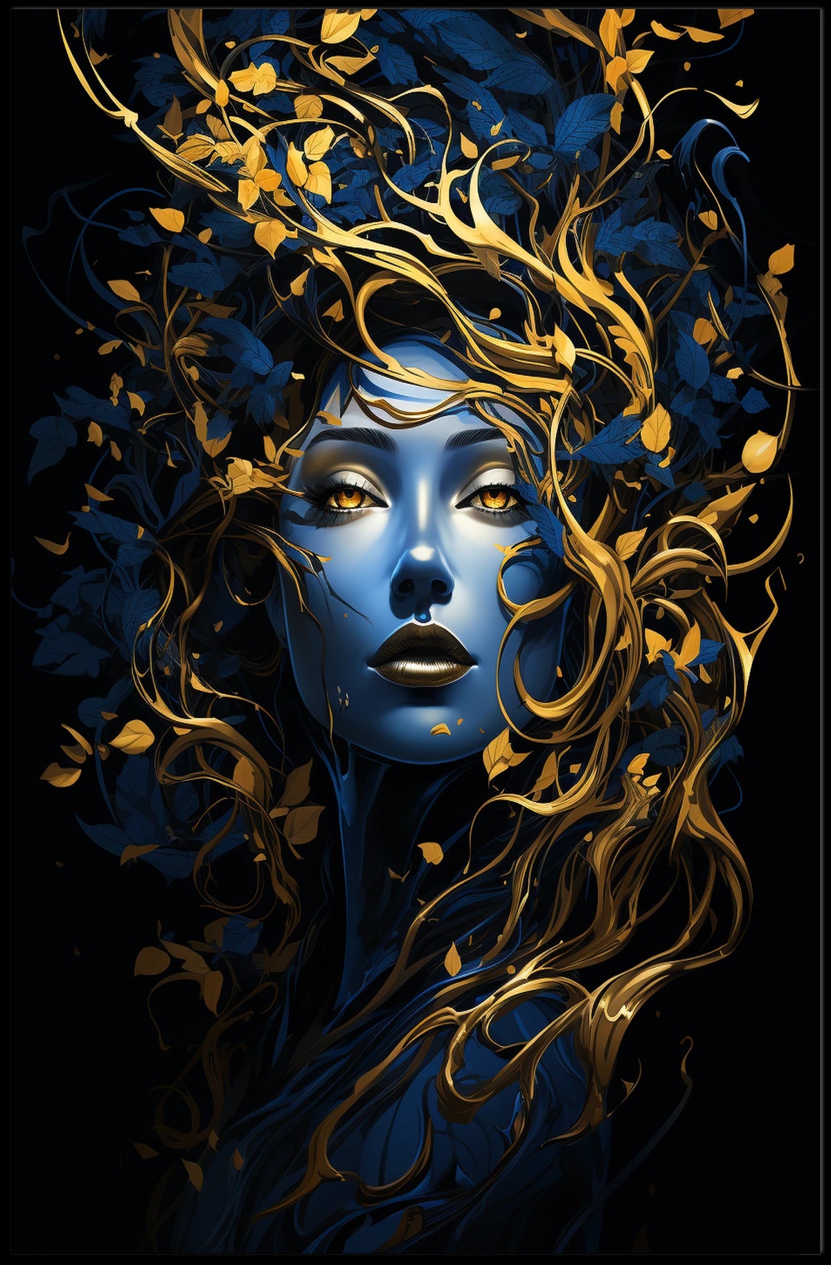 Enigmatic Elegance Poster