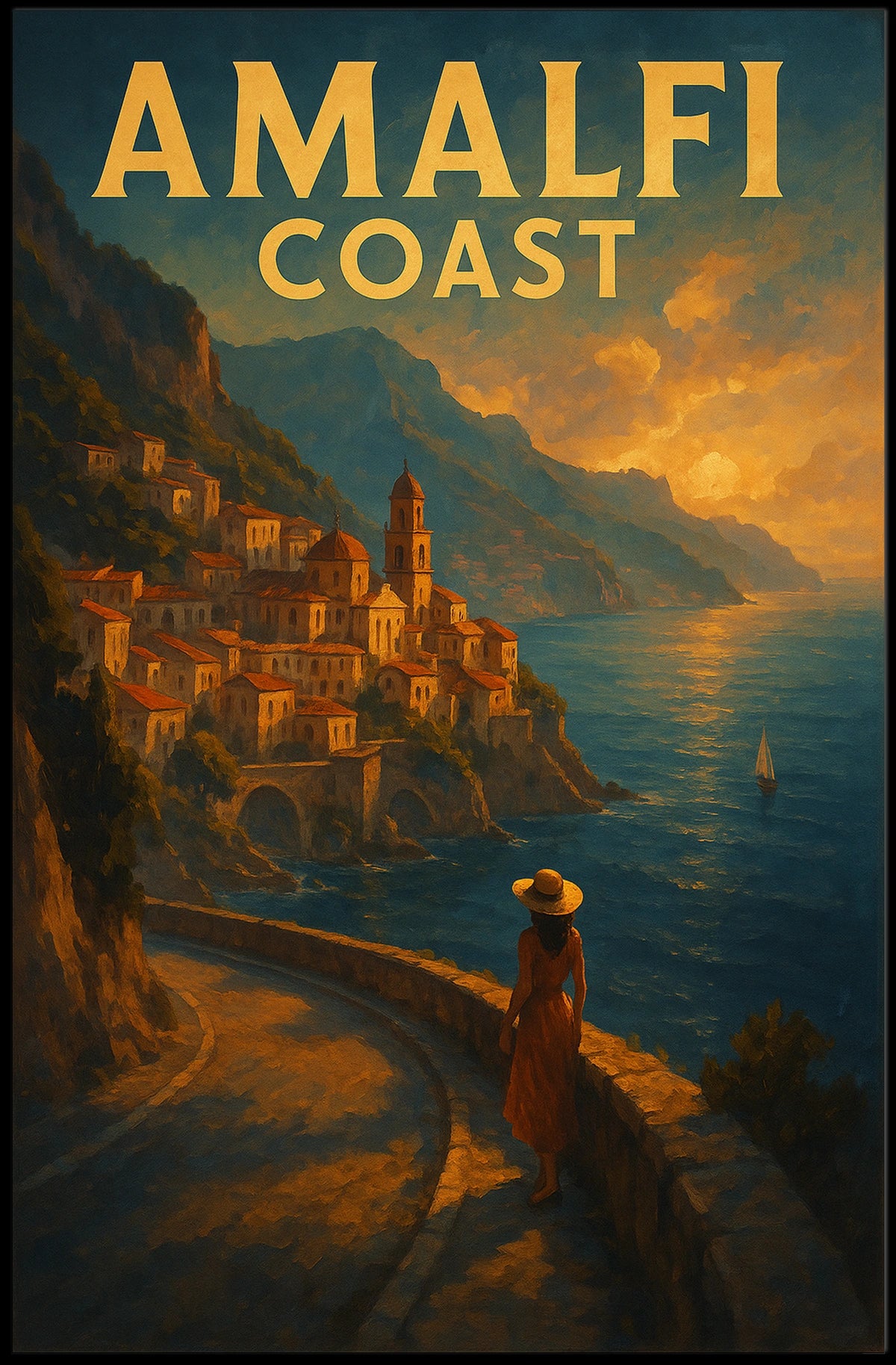 Amalfi Coast Poster