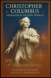 Christopher Columbus Navigator of the New World Poster