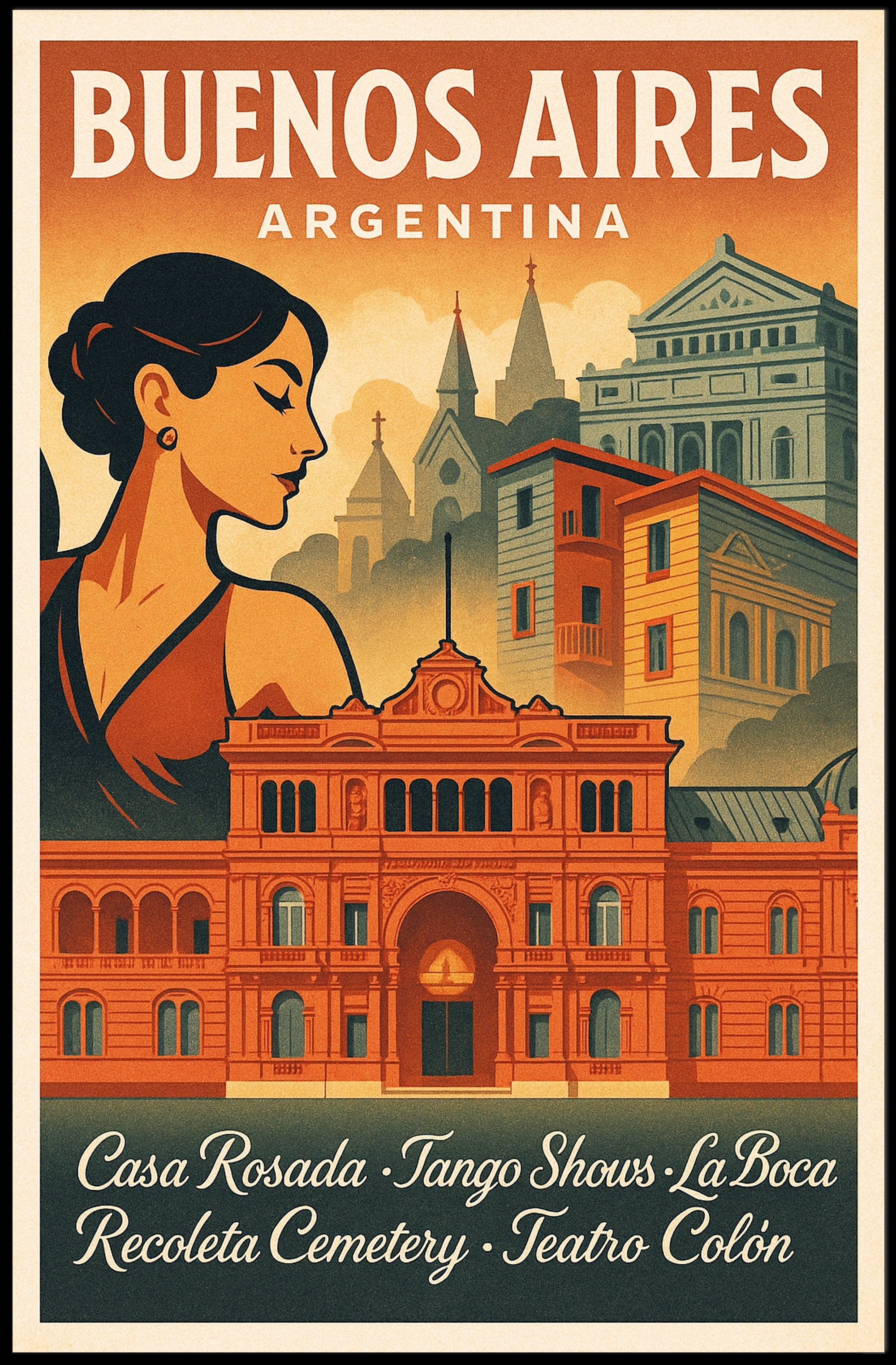 Buenos Aires A Cultural Journey Poster