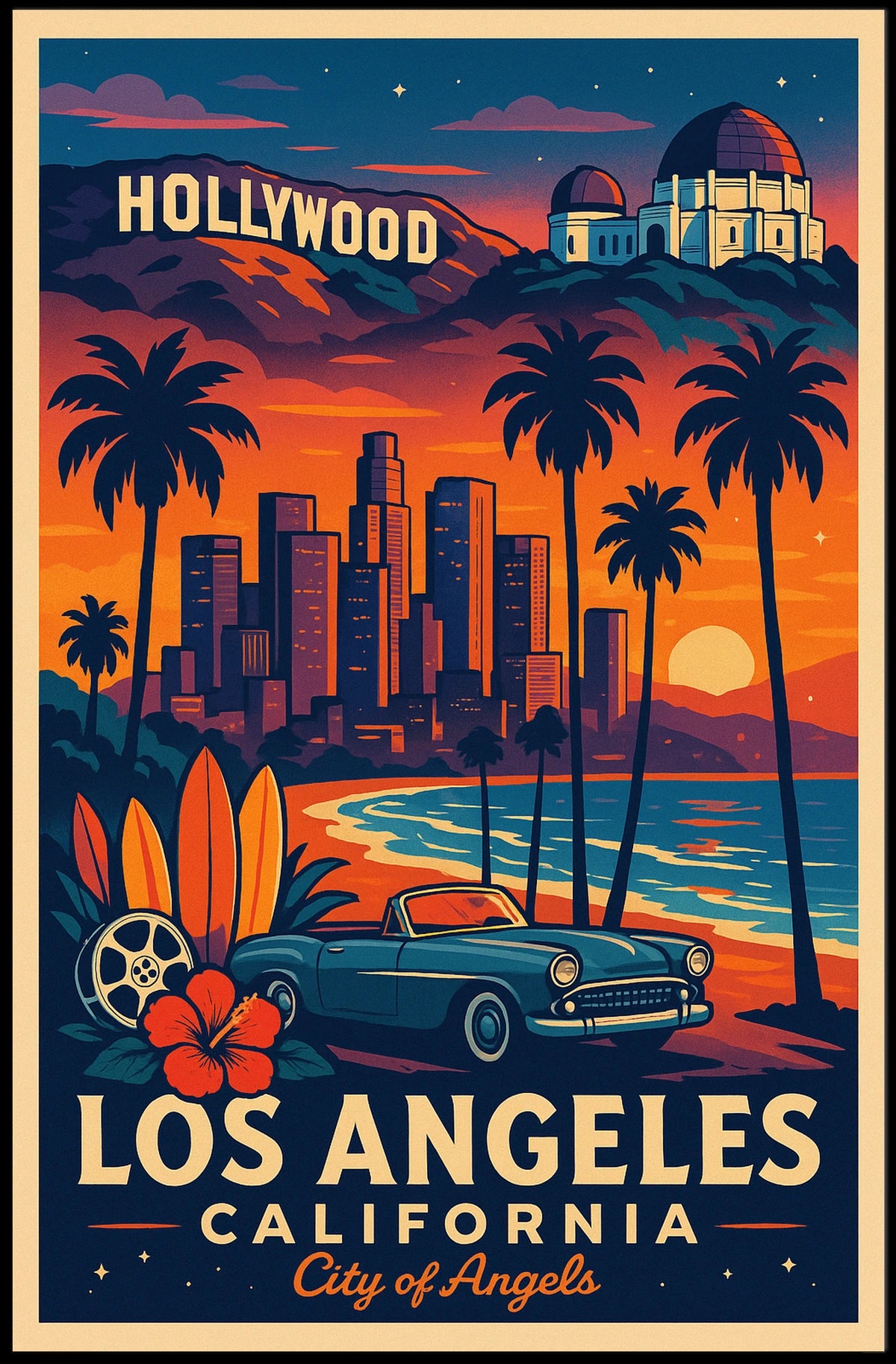 Los Angeles City of Angels Poster